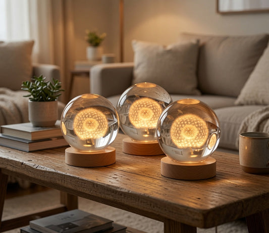 Magical LED Moon Spheres